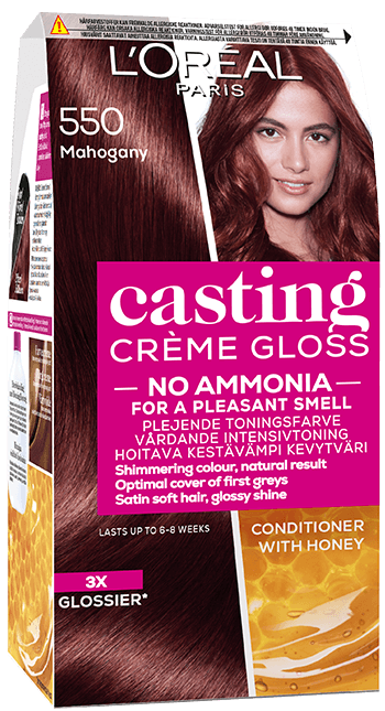 Hårfärg 550 Mahogany Casting Creme Gloss Packshot